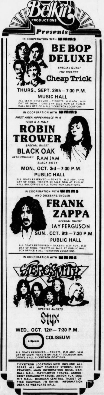 09/10/1977Public Hall, Cleveland, OH